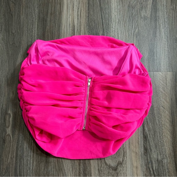 Hot pink forever 21 corset crop top - Picture 2 of 3